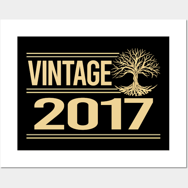 Vintage Tree Of Life 2017 Wall Art by Hanh Tay